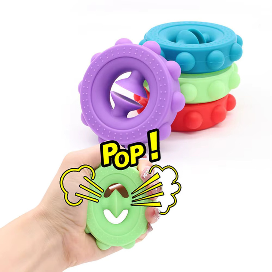 Meade Dimple Stress Silikon Spielzeug, Anti Stress Finger Hand Grip Relief - Bild 2