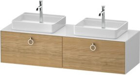 Duravit Waschtischunterschrank White Tulip in White, B: 160 cm, T: 55 cm, H: 40,8 cm - Bild 1