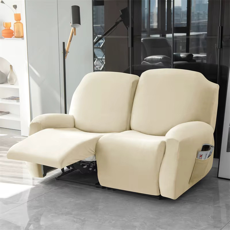 WANERQU 2-Sitzer Samt-Split-Relaxsessel-Bezüge, dehnbare und waschbare Schutzbezüge für Relaxsessel - Bild 4