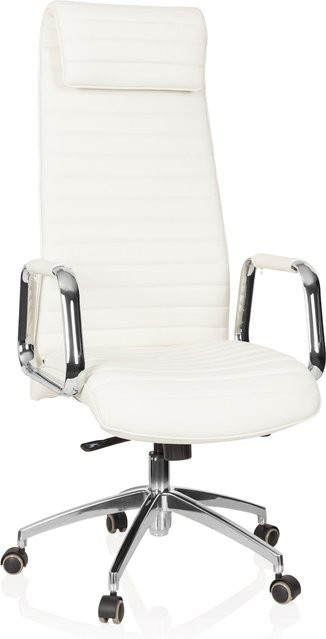hjh OFFICE Luxus Chefsessel ASPERA 20 mit Lederbezug, Armlehnen und Kopfstütze - Bild 1
