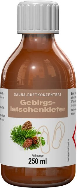 Eilo Sauna Duftkonzentrat Gebirgslatschenkiefer 250 ml transparent - Bild 1