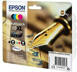 Epson Original Tintenpatronen 16XL Multipack CMYK Schwarz, Cyan, Magenta, Gelb C13T16364012 - Bild 2