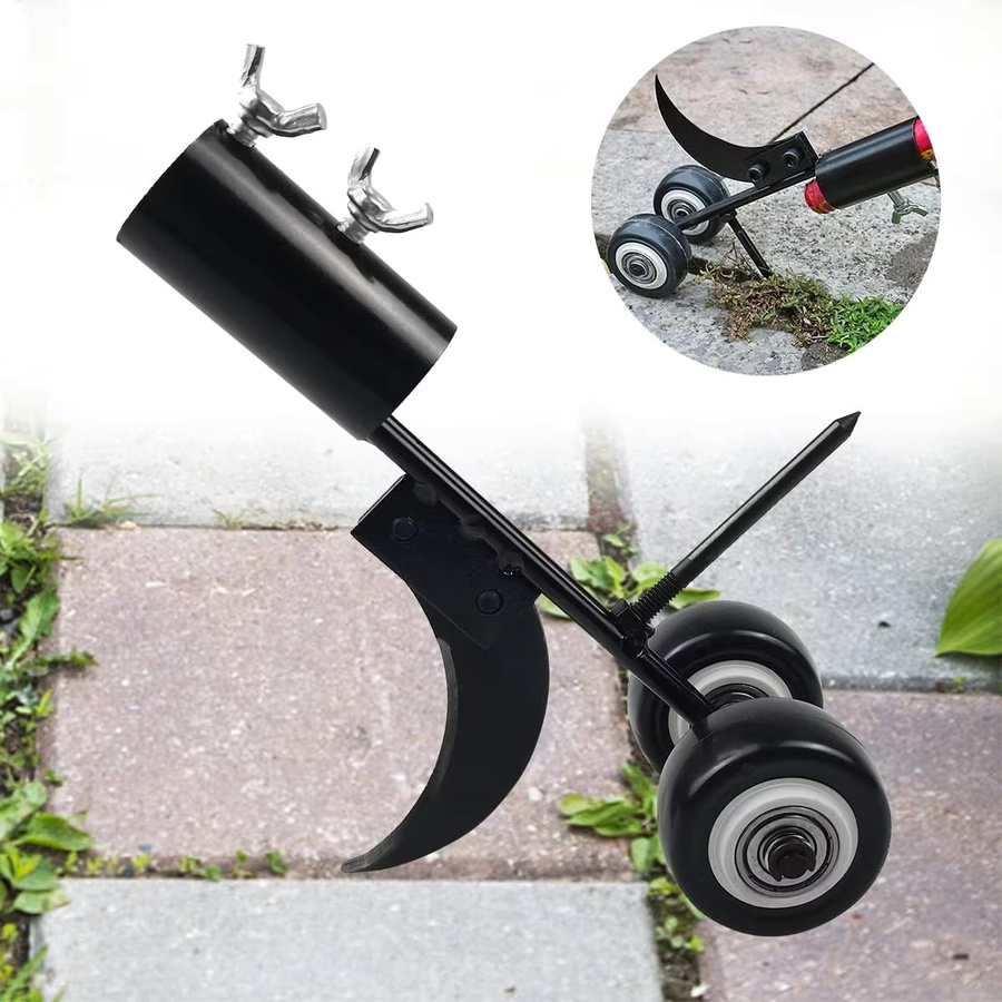 Scimitar Weed Puller mit Rädern und Stiel – Unkrautstecher und Unkrautzieher für den Garten und Bürgersteig - Bild 2