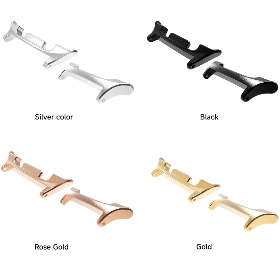 FancyWrist Uhrenarmband Edelstahl, Bicolor, Silber Gold, 22 mm, Unisex - Bild 5