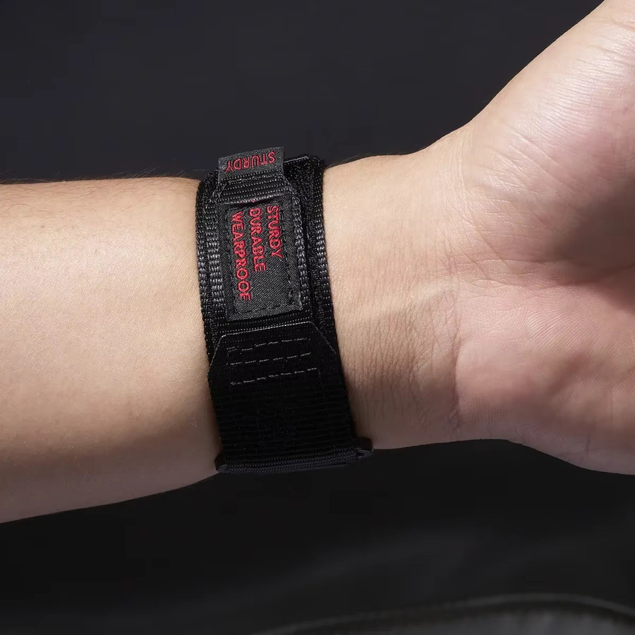OAKCHARM Nylonarmband für Samsung Galaxy Watch 7 6 5 4 Classic Pro in Gelb - Bild 3