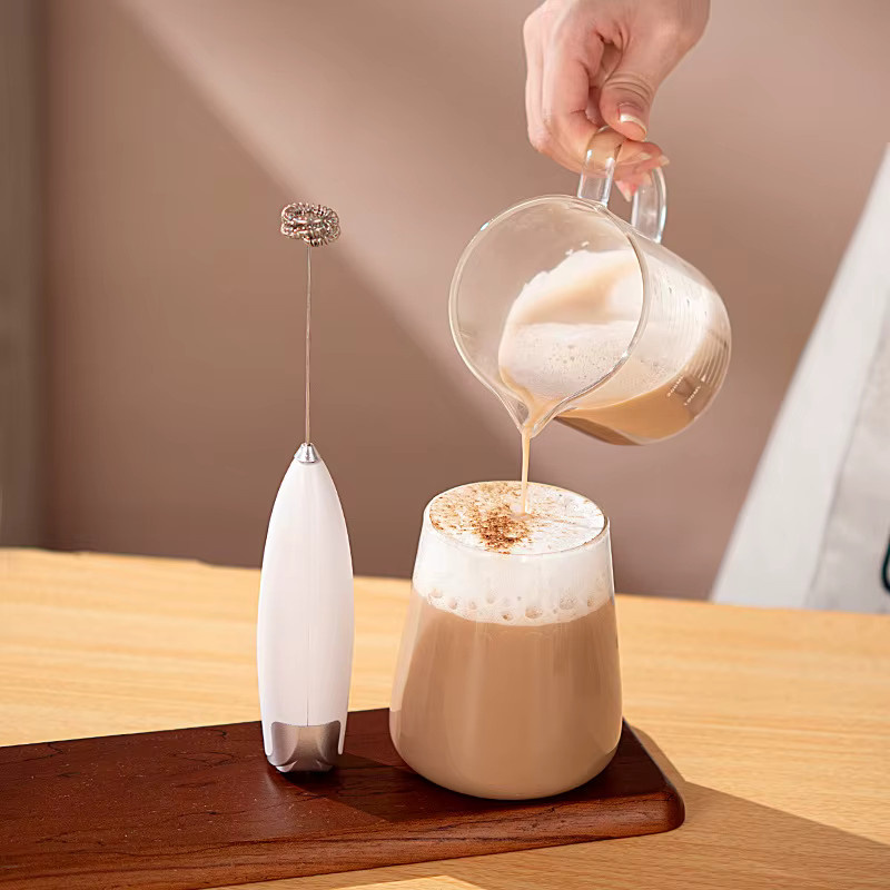 XIADYINJIA Elektrischer Milchaufschäumer und Mini-Mixer mit 14000 RPM, Batteriebetrieben mit AA-Batterien, Handgehaltener Eierschläger und Espresso-Mixer - Bild 3