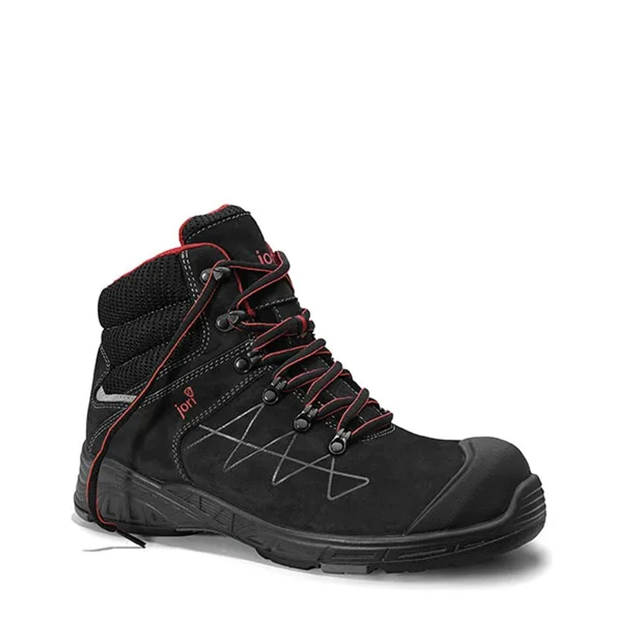 Sicherheitsschnürstiefel Elten JoMax Mid S3 aus Leder in Schwarz, Größe 45 - Bild 2