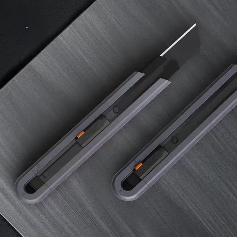 Jimihome Universal-Papierschneider mit Karbonstahlklinge, 18mm Snap-Off Messer in Grau - Bild 2
