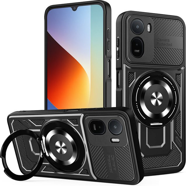 Techsuit RuggedCam Schutzhülle für Xiaomi Redmi A7 Pro 4G in Schwarz - Bild 1