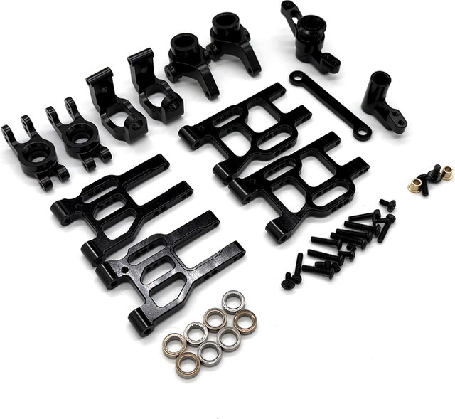 MJX RC 1/10 Ferngesteuertes Auto, Zubehör, Metall, Schwarz - Bild 1