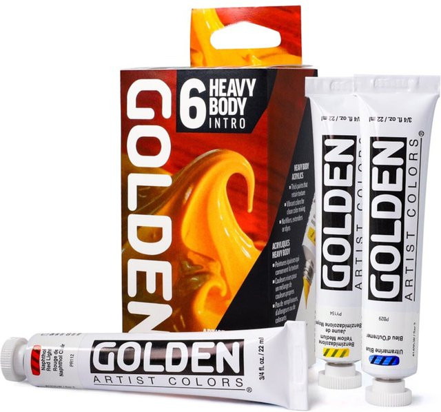 Golden Heavy Body Acrylfarbe Intro Set Multicolor - Bild 1