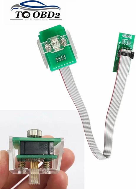 8-poliger EEPROM-Adapter Leitungsclip Soic 8 SOP8-Testclip in Grün für XPROG V6.12 UPA Orange CG PRO 9S12 iProg - Bild 1