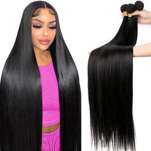 Newmi Brasilianische Haar Extensions, 1 Bundle, 100% Echthaar, Gerade - Bild 1