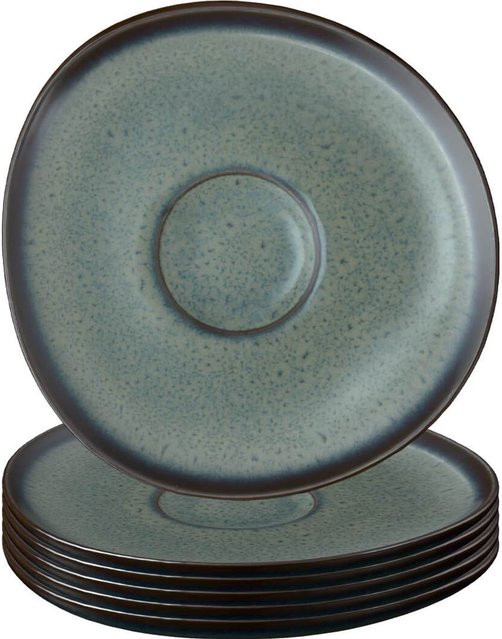 Villeroy & Boch like. Kaffeeuntertassen Lave Gris 6er Set Durchmesser: 15,2 cm - Bild 1