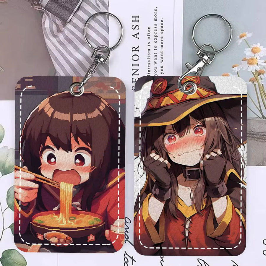 bilibili Schlüsselanhänger Megumin, Leder, Kartenetui - Bild 4