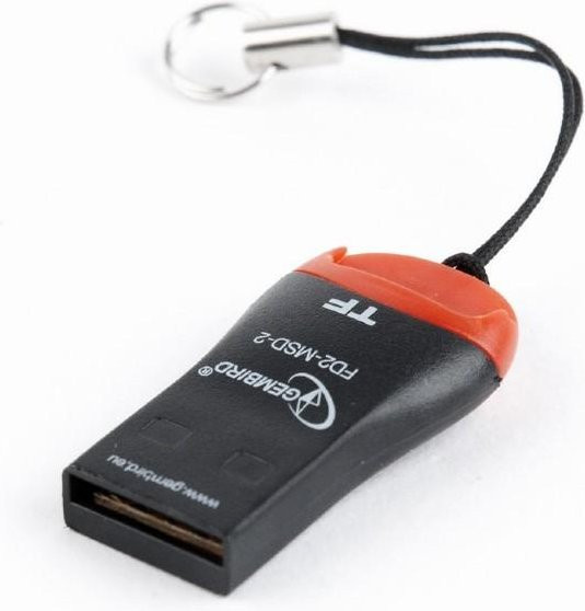 KATOMIX MicroSD-Kartenleser mit USB-A Anschluss in Orange - Bild 1