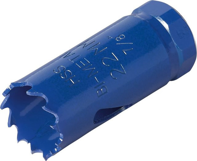 LUX-TOOLS Bi-Metall Lochsäge aus Stahl in Blau mit Ø 27 mm - Bild 1