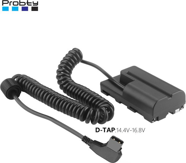 D-Tap auf NP-F550 Dummy-Akku Kabel für Sony NP-F Serie, LED-Licht, Feelworld, Atomos, Ninja, Shinobi und V-Mount-Akkus, Schwarz - Bild 1