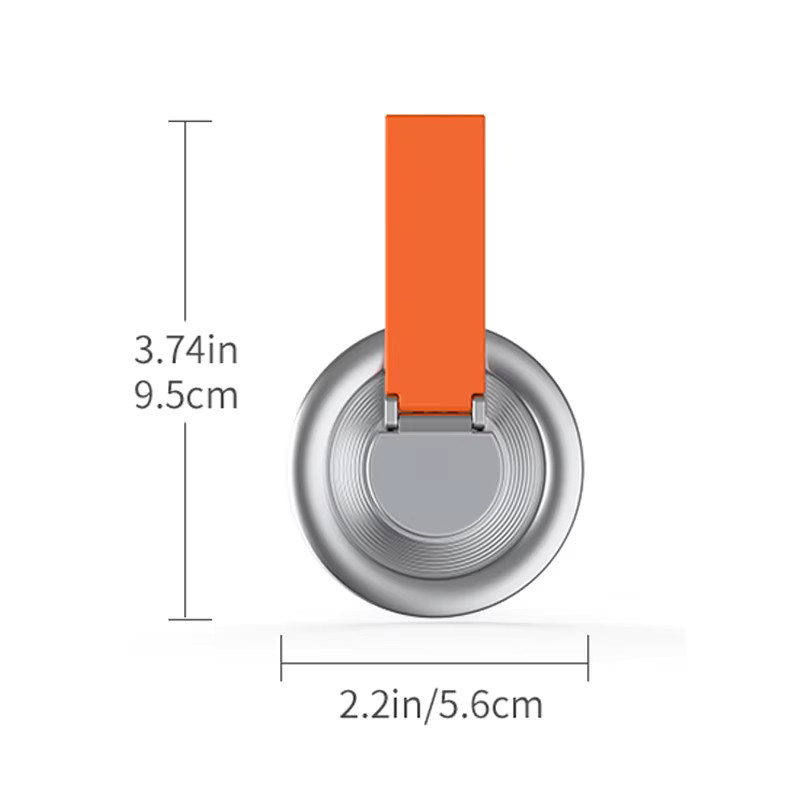 QGhappy Magnetische Handyhalterung in Orange, 360 Grad verstellbarer und faltbarer Magnethalter für MagSafe, iPhone und Samsung - Bild 5