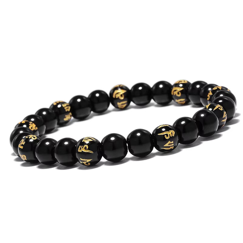 Noter Armband, Obsidian, Schwarz, Unisex - Bild 2