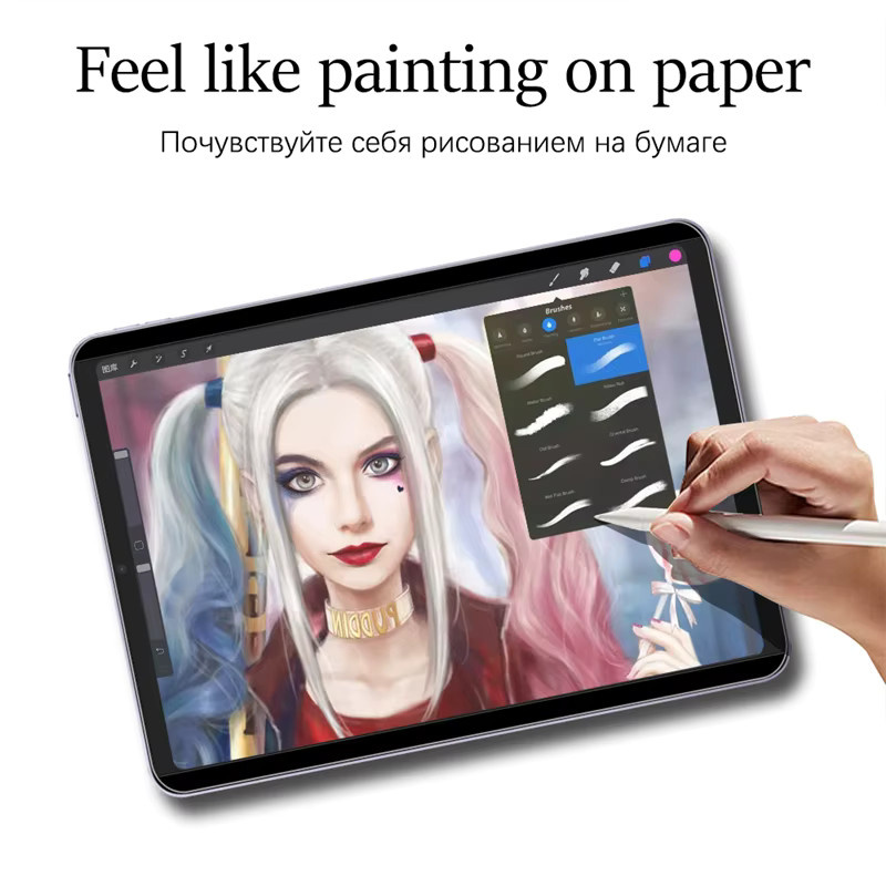 Magnetische Papier-Displayschutzfolie für Samsung Galaxy Tab S6 Lite S7 S9 FE A9 Plus S8 Ultra A7 Lite A8 in Transparent - Bild 2