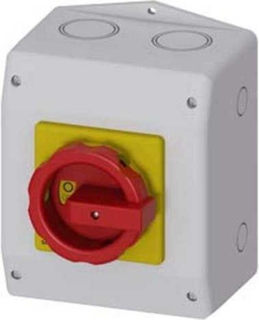 Siemens Lasttrennschalter 4polig Rot Gelb 63A 35mm² 690 V/AC 3LD25652TC530AC4 - Bild 1