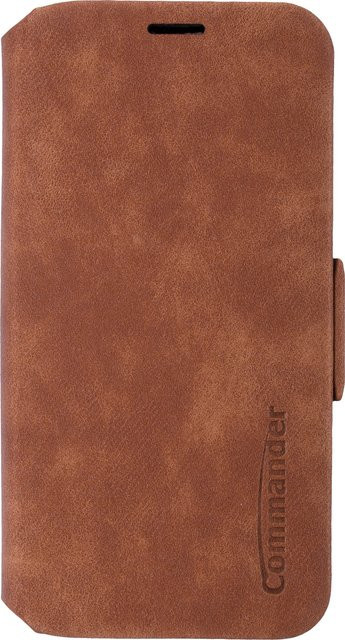 CURVE Book Case Handyhülle für Apple iPhone 12 und iPhone 12 Pro in Braun - Bild 1