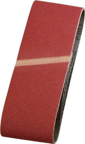 Kwb Schleifband-Set Körnung 40, 10 Stück, Farbe Rot, B: 7,5 cm, L: 45,7 cm - Bild 1