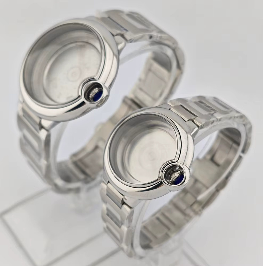 OUMASHI Uhrengehäuse Edelstahl, Silber, Unisex - Bild 1