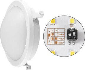 EVN LED-Anbauleuchte LAR120125 Weiß IP44 Wand- und Deckenleuchte für Feuchträume - Bild 1