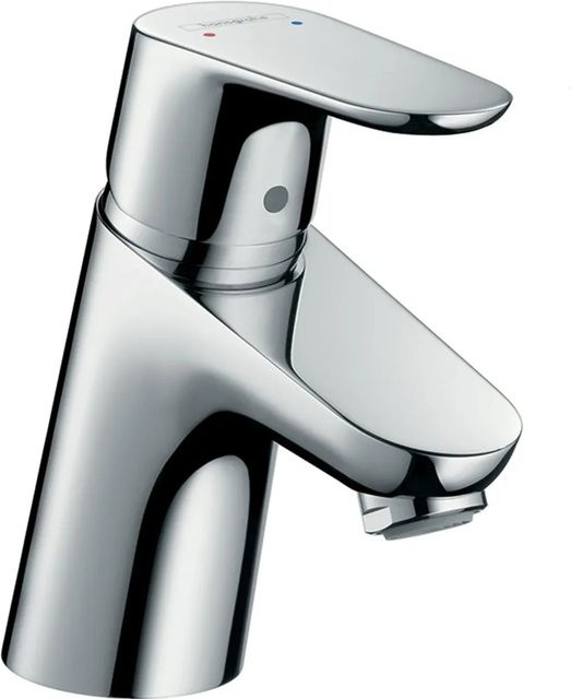 Hansgrohe Focus Einhebel-Waschbeckenarmatur in Chrom mit Zugstangen-Ablaufgarnitur - Bild 1