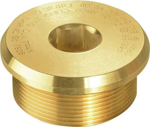 Weidmüller KSPMH M40 BSC Verschlussstopfen aus Messing in Gold, 10 Stück - Bild 1