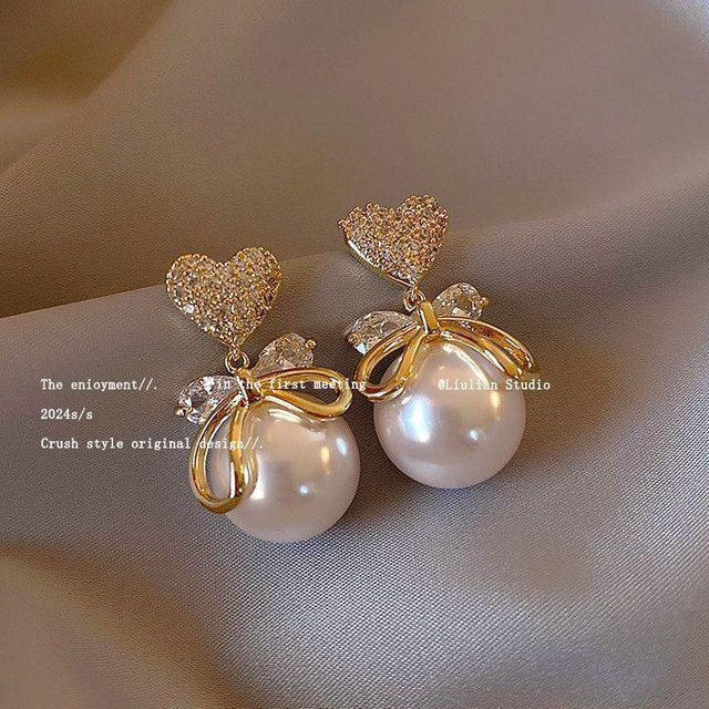 the BAY Ohrclips, Perle, Gold, Legierung, Damen - Bild 1