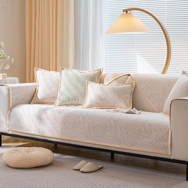 Super Six Chenille Sofakissen mit Jacquard-Muster und Anti-Rutsch-Funktion, B/B: 70 x 70 cm - Bild 1