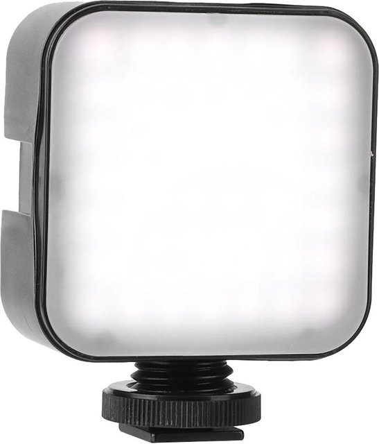 Andoer Tragbares LED Panel Fülllicht mit 49 LEDs für Handy und Live-Streaming in Grau - Bild 1