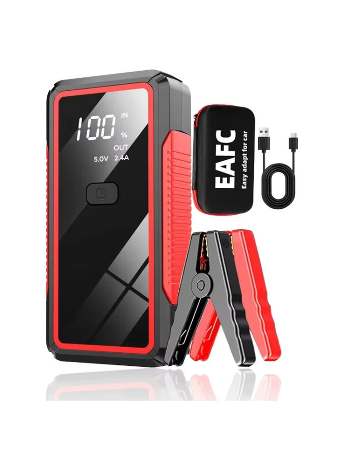 EAFC 2000A Peak Car Jump Starter und 10000 mAh tragbare Powerbank für 12 V Benzin bis 6,0 l und Diesel bis 4,0 l Fahrzeuge - Bild 7