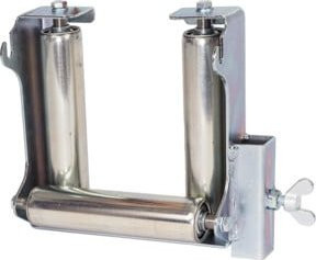 Katimex Pritschenrolle aus Stahl in Silber, 75 mm - Bild 1