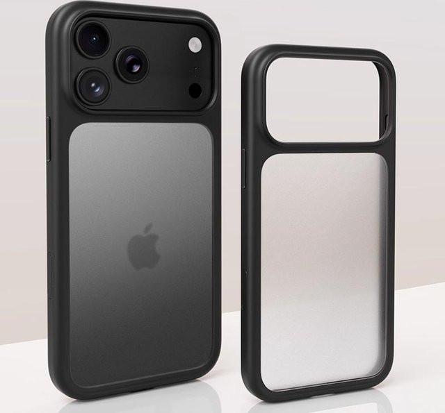 Stoßfeste transparente Handyhülle mit matter Oberfläche für Apple iPhone 17 16 15 14 13 Pro Max und Pro Air Modelle - Bild 1