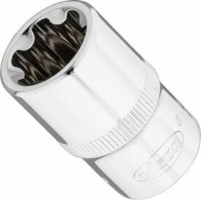 Vigour Steckschlüsseleinsatz V7920-EP20 E+ Profil 1/2 Zoll 20 mm Silber - Bild 1