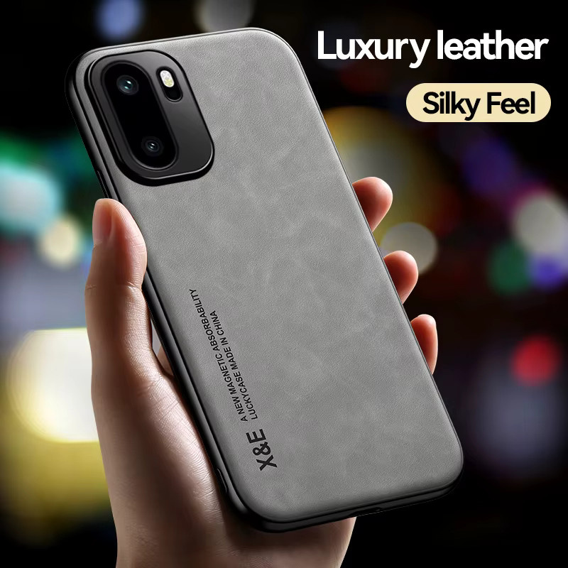 Luxus Leder-Telefonhülle für OnePlus Modelle in Grau - Bild 2