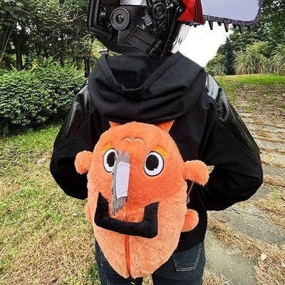 Yiran toy Chainsaw Man Pochita Modellier-Plüsch, Rucksack, 40cm, ab 18 Jahre - Bild 1