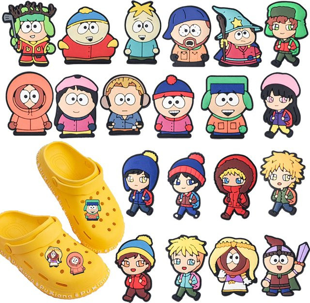 Potdemiel Schuh-Charms, South Park, PVC, 20 Stück - Bild 1