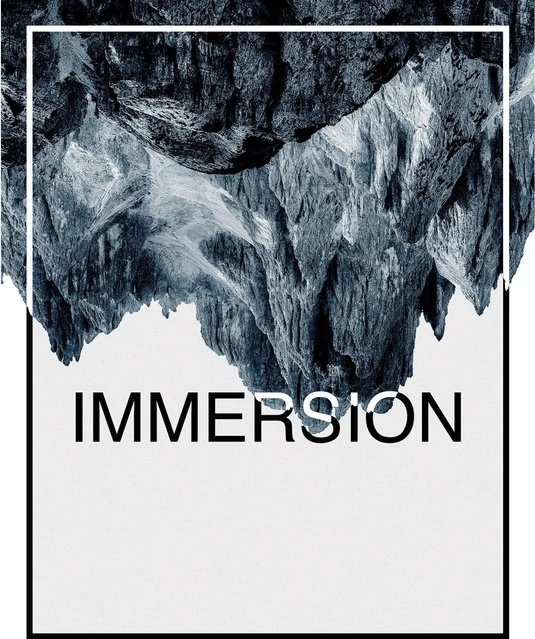 Komar Wandbild Immersion Steel Paper Poster, Farbe: Steel, Breite: 40 cm, Höhe: 50 cm - Bild 1