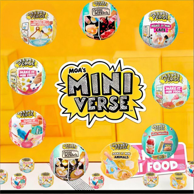 MGA Miniverse Originalmarken Mini Food Ball Series, Blindboxen, Harzmaterial - Bild 1