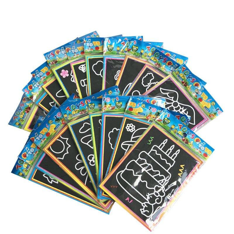 Yiran bag Magische Kratzkunst Malvorlagen 10-teiliges Set 3-6Y - Bild 2