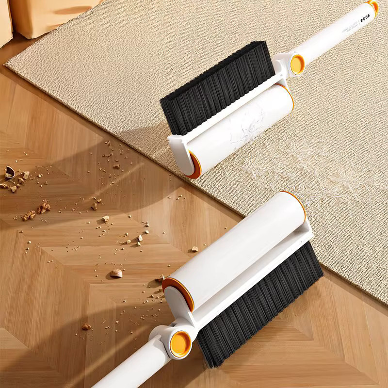 Meltset Fusselrolle in Weiß zur Entfernung von Haaren und Staub für Kleidung, Sofa und Haushalt mit austauschbaren Rollen - Bild 2