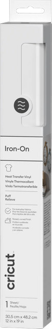 Cricut Puff Iron-on Bügelbild Weiß 30,5 x 48,3 cm - Bild 1