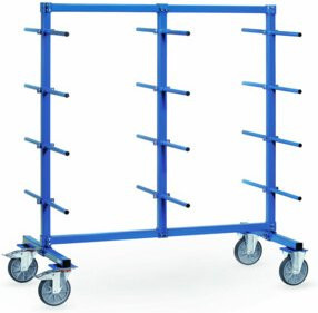 Fetra Tragarmwagen 4625-1 in Blau mit TPE-Reifen und 500 kg Tragkraft - Bild 1