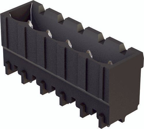 HARTING Grundleiste 14120317001000, 1 Reihe, Messing, Schwarz - Bild 1