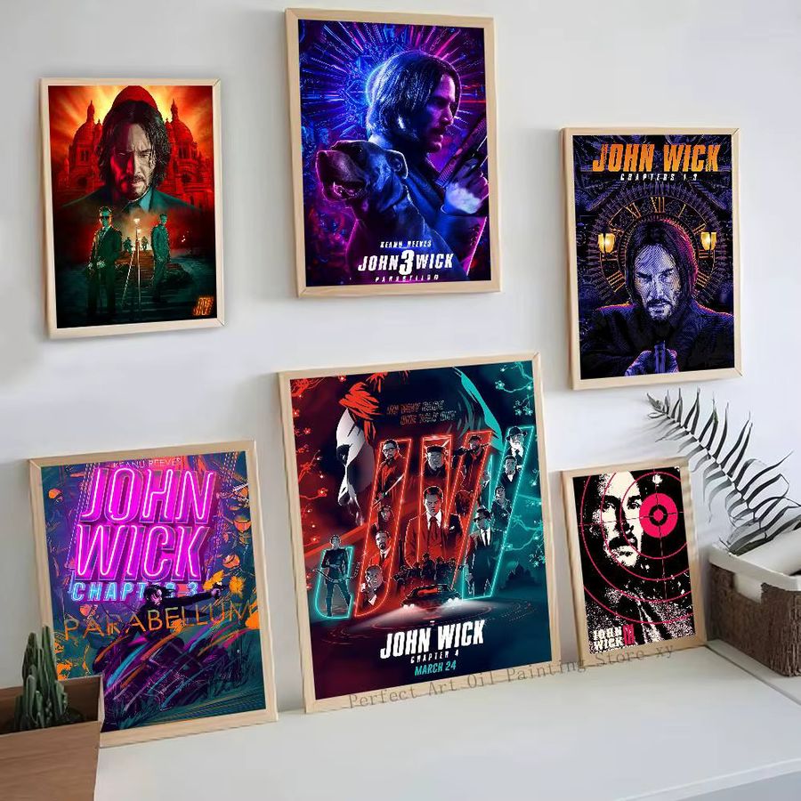 John Wick Film Poster als Papierdruck für deine Wanddekoration im Wohnzimmer oder Café - Bild 3